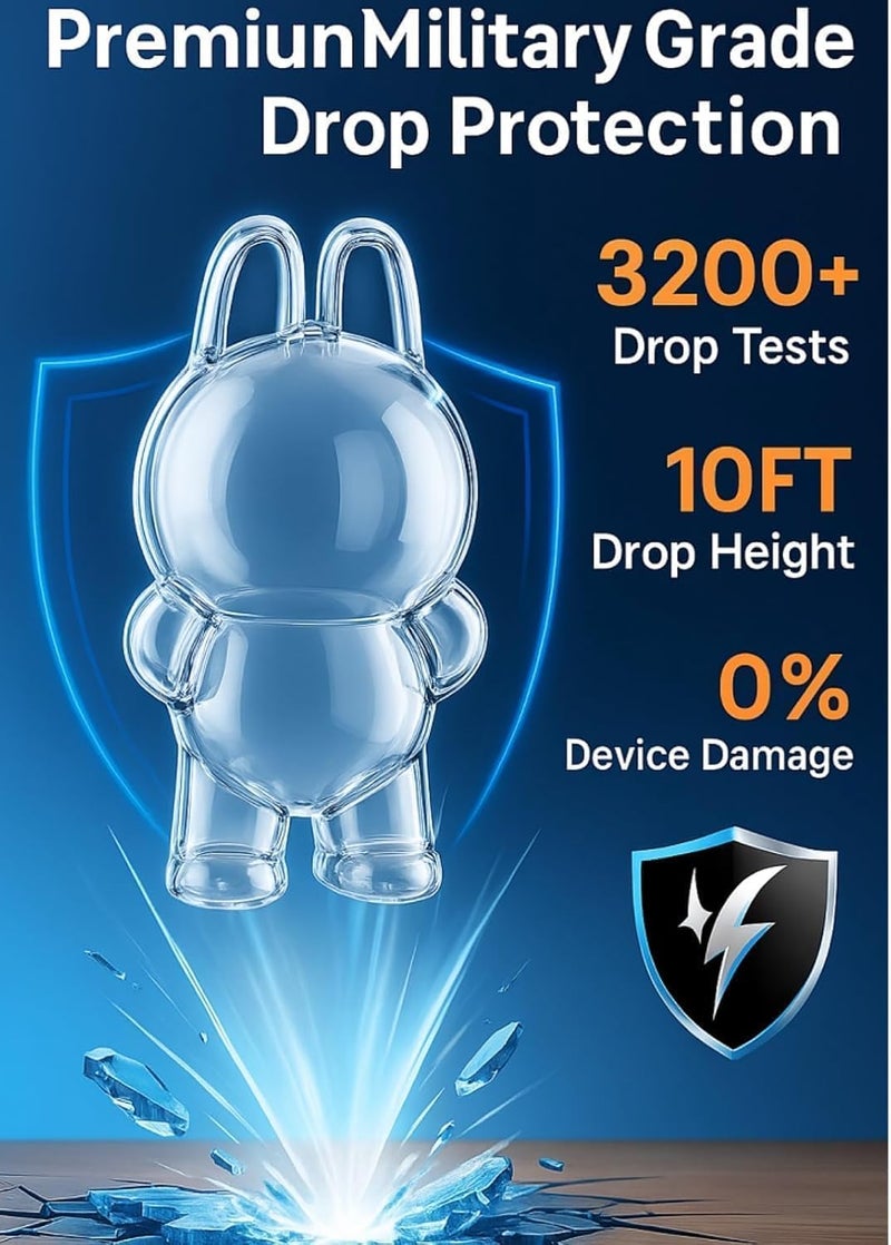 Howgoody Protective Case Compatible with Standing - Clear Collector Storage Box with Silicone Strap,Dustproof Scratch-Resistant for Standing (Figure Not Included) - Image 4